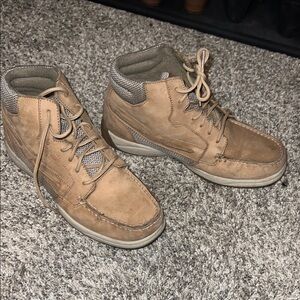 Sperry Tan Chukka Boots Suede High-Top